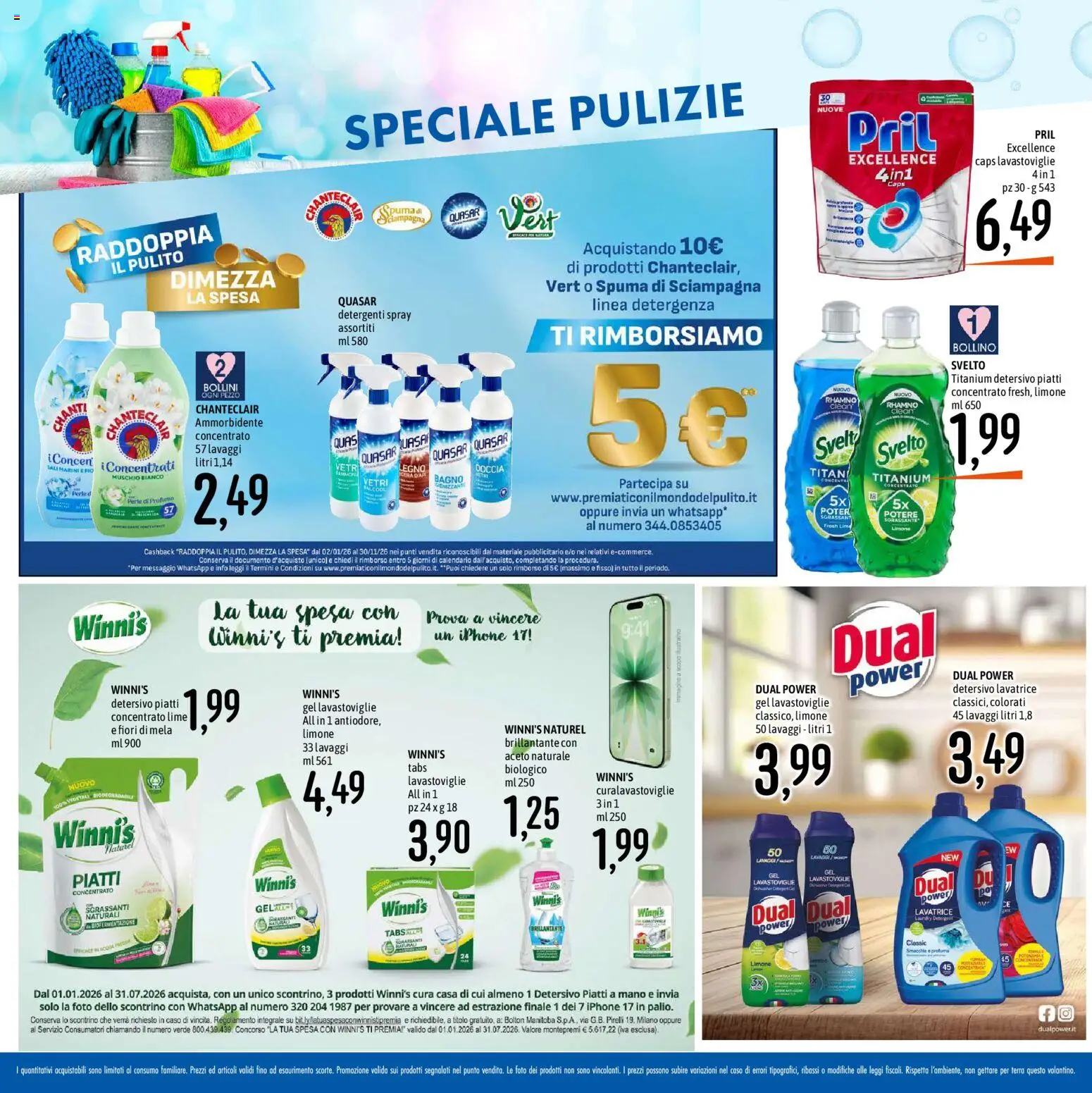 Volantino Emisfero del 09.04.2026 | Pagina: 16 | Prodotti: Lime, Lavatrice, Lavastoviglie, Bagno