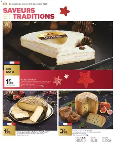 Carrefour - Prévisualisation de Carrefour catalogue Traiteur festif valide à partir de 02.12.2025 | Page: 38 | Produits: Lait, Fromage, Brie, Crème