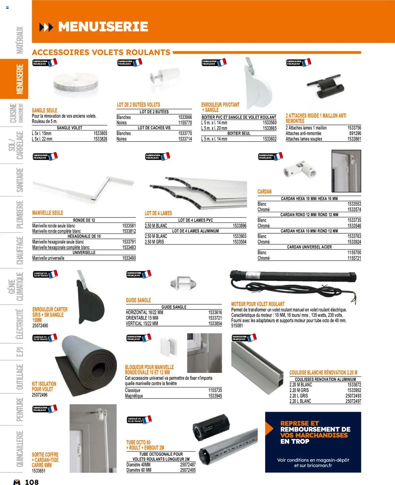  | Page: 108 | Produits: Rouleau