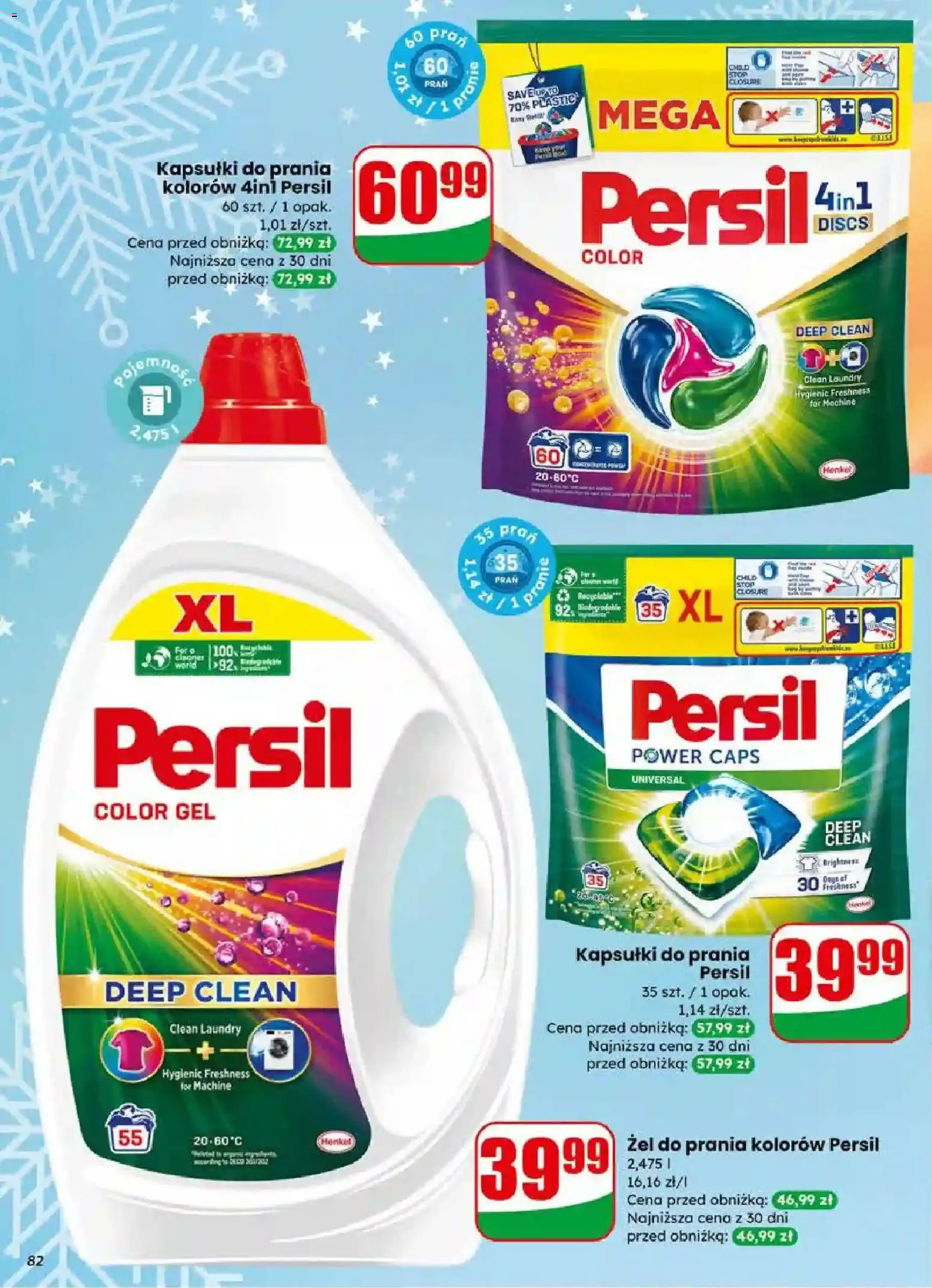 Dino Gazetka od 17.12.2025 | Strona: 82 | Produkty: Persil, Kapsułki do prania, Detergent