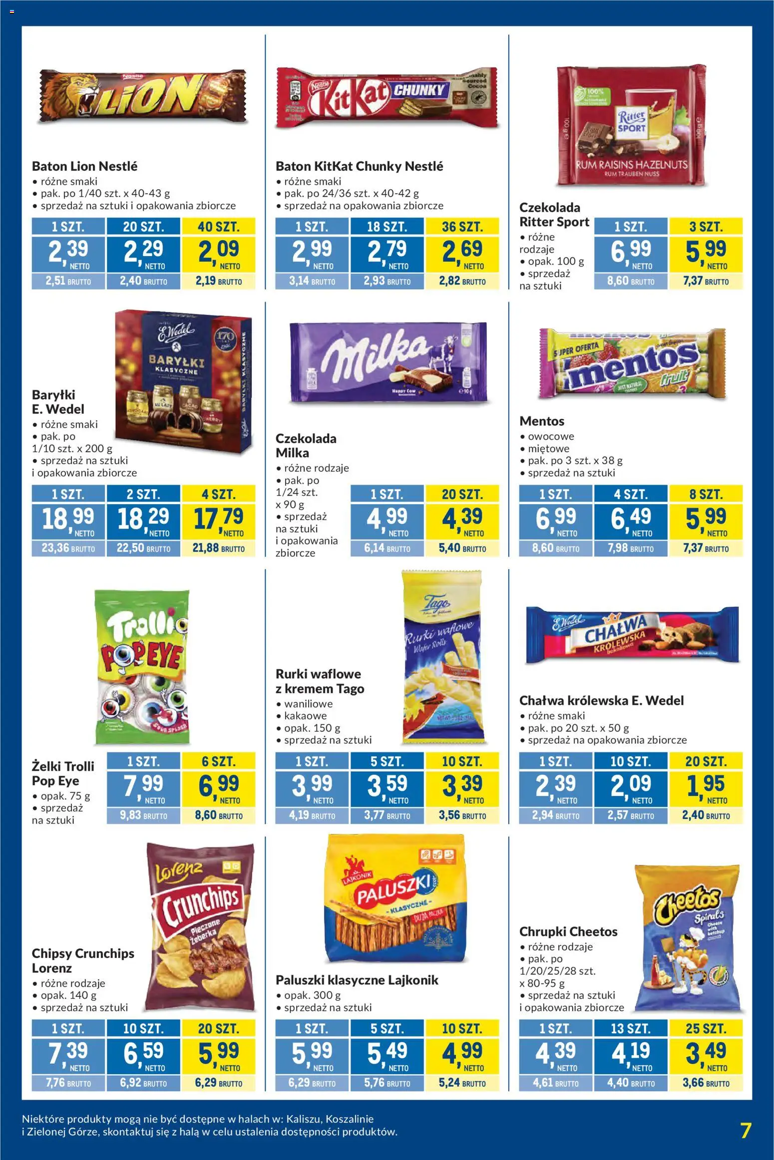 Makro Gazetka - Kupujesz więcej płacisz mniej od 25.11.2025 | Strona: 7 | Produkty: Chrupki, Baton, Czekolada, Rum