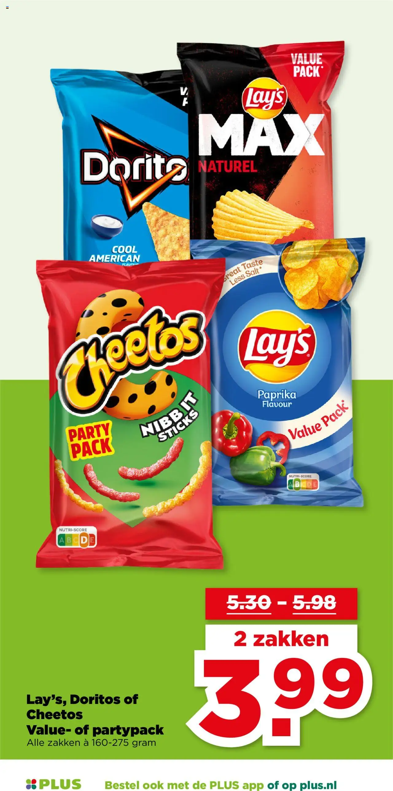  | Pagina: 24 | Producten: Snacks, Chips, Doritos, Cheetos