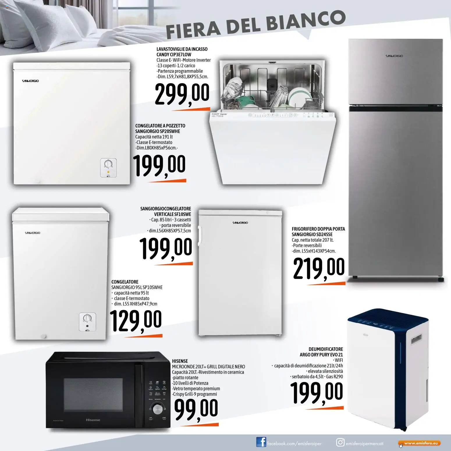 Volantino Emisfero del 28.12.2025 | Pagina: 31 | Prodotti: Microonde, Deumidificatore, Lavastoviglie, Piatto