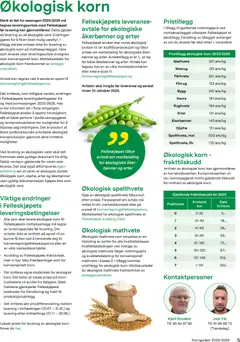 Forhåndsvisning av Felleskjøpet Kornguiden 2025/26 gyldig fra 02.01.2026 | Side: 5 | Produkter: Cuticle pusher, Erter, Necessär