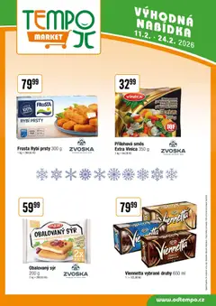 Náhled letáku Tempo leták od 11.02.2026 | Strana: 11 | Produkty: Viennetta, Sýr, Rybí prsty, File