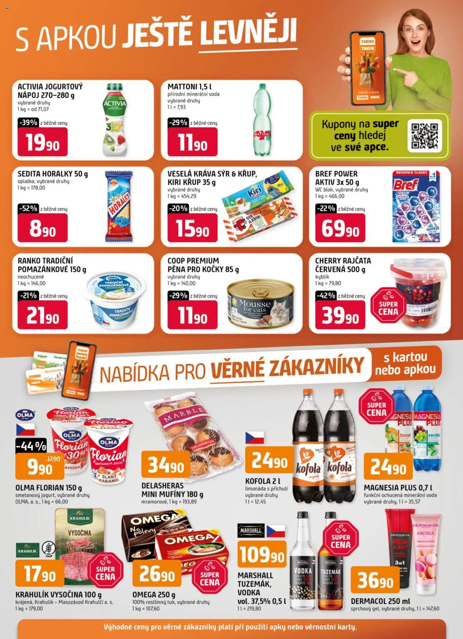 Trefa leták od 10.12.2025 | Strana: 16 | Produkty: Smetanový jogurt, Jogurt, Cherry rajčata, Wc