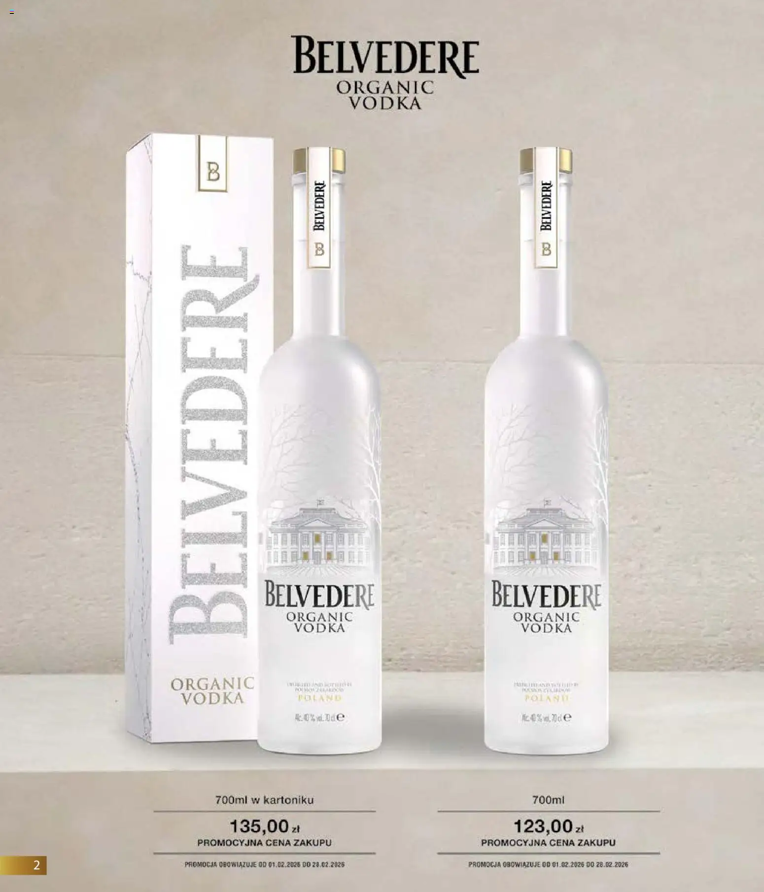 Eurocash Gazetka - Horeca od 01.02.2026 | Strona: 2 | Produkty: Vodka