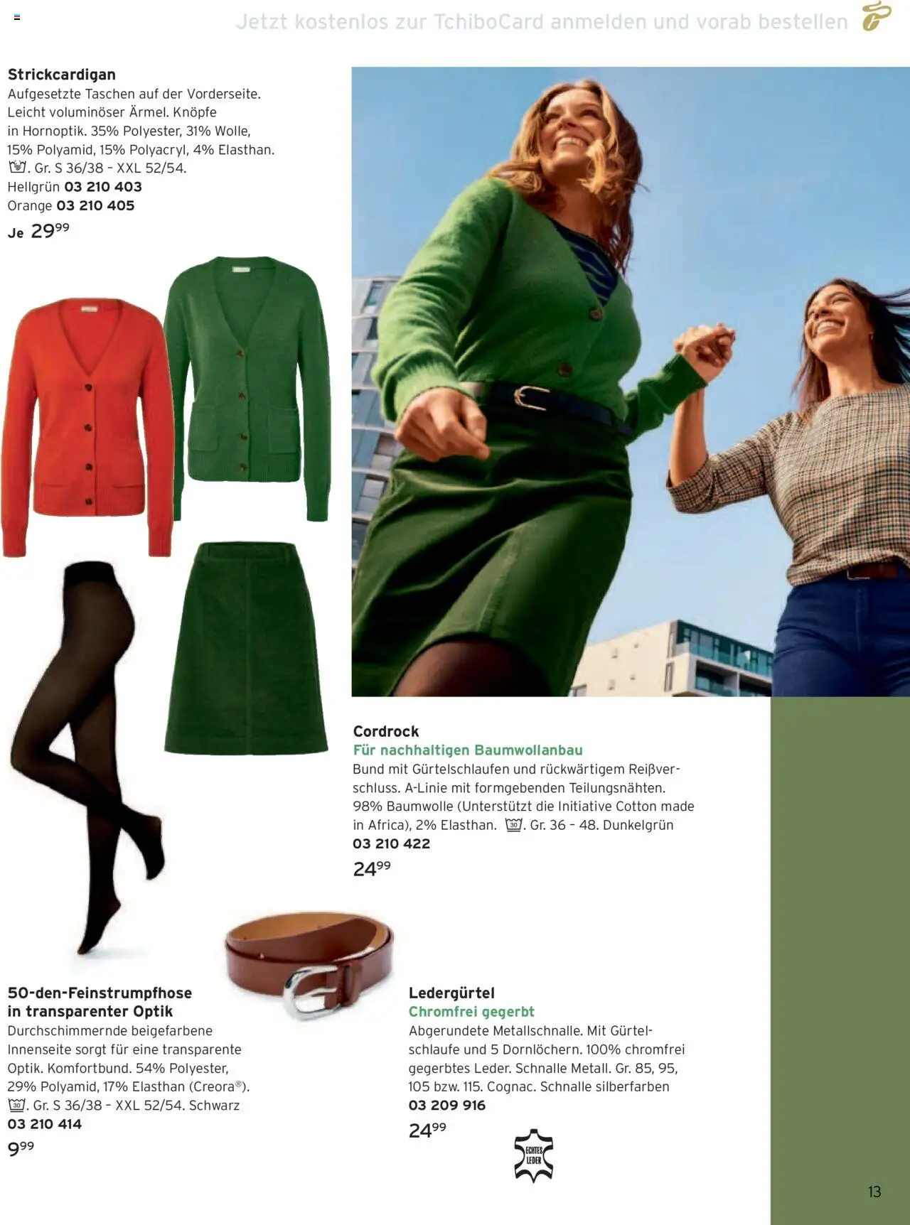 Katalog Tchibo Herbst – gültig ab 15.09.2025 | Seite: 13 | Produkte: Gürtel