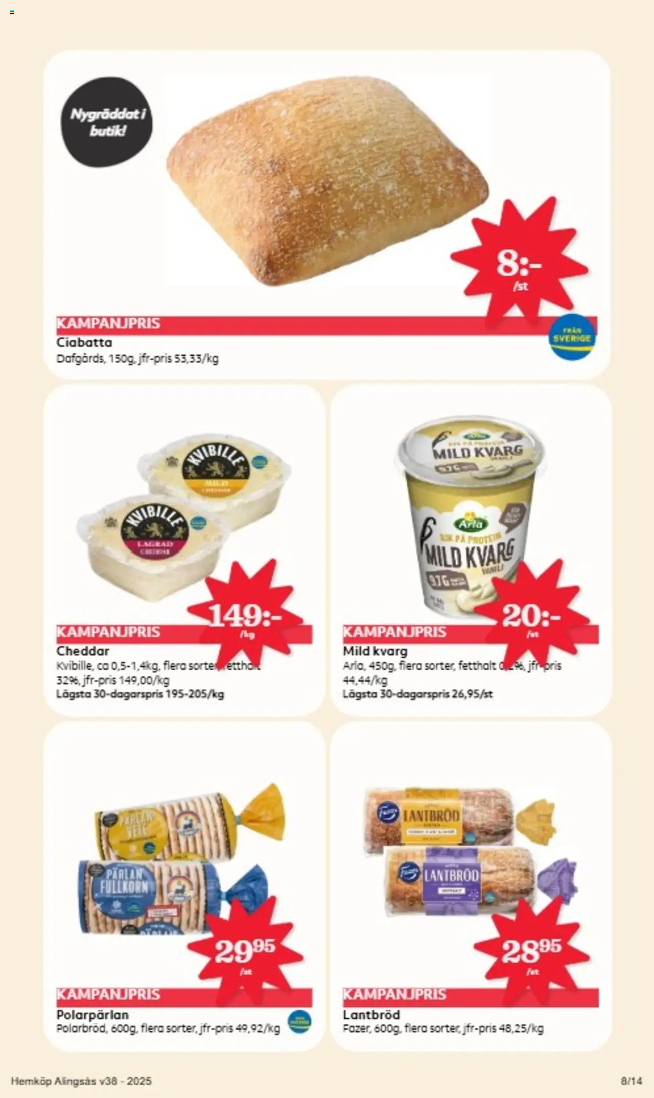 Hemköp reklamblad aktuell från 15.09.2025 | Sida: 8