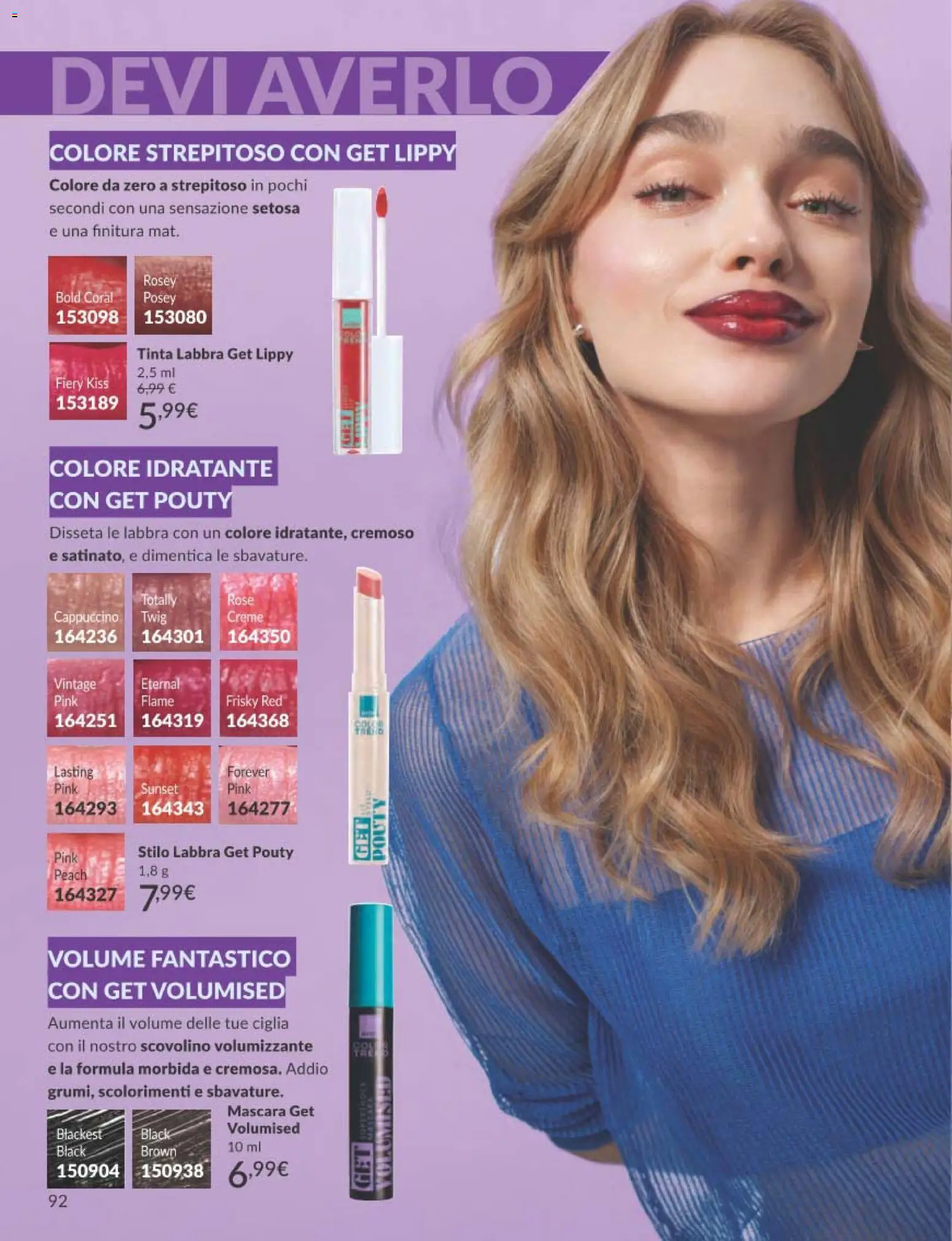 Volantino Avon del 01.12.2025 | Pagina: 92 | Prodotti: Mascara