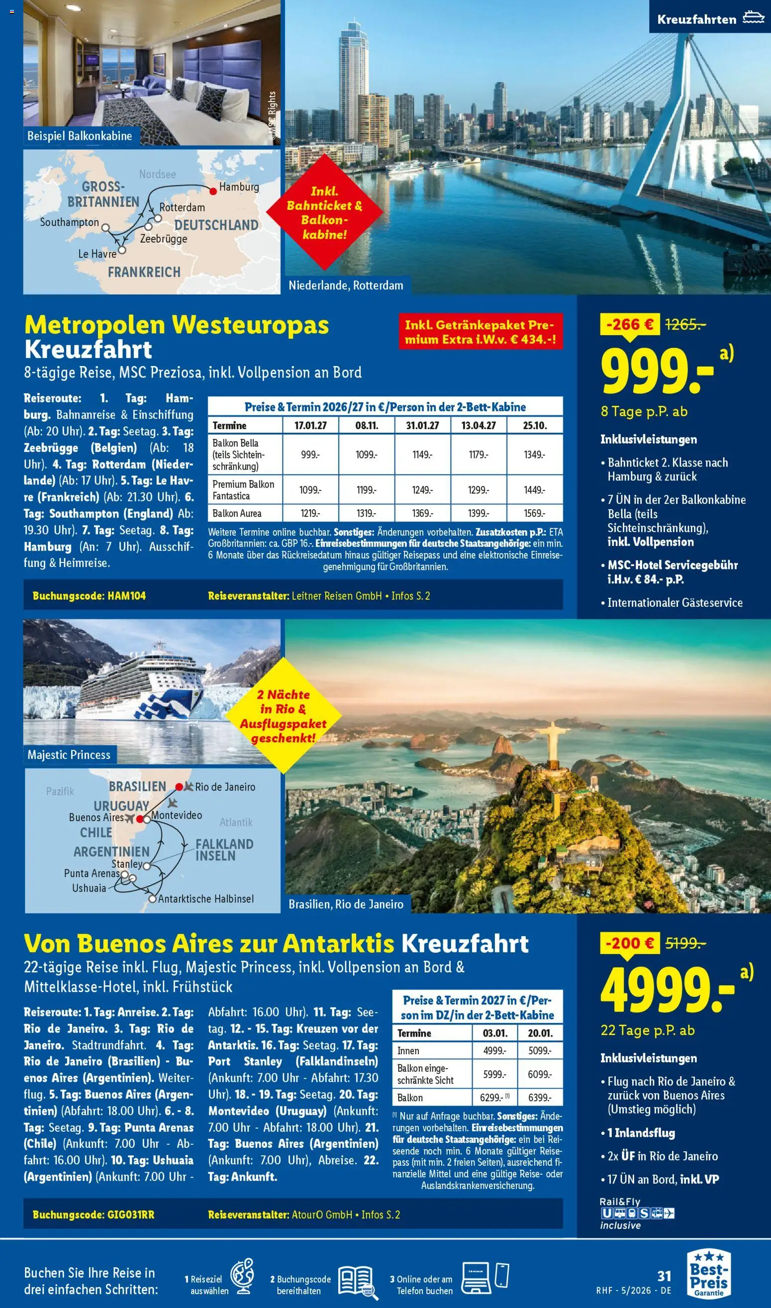 Lidl Reisen Prospekt 	 – gültig ab 29.04.2026 | Seite: 31 | Produkte: Uhr