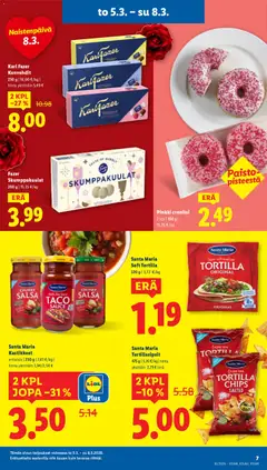 Lidl-mainoslehti voimassa 05.03.2026 alkaen | Sivu: 9 | Tuotteet: Salsa, Tortilla