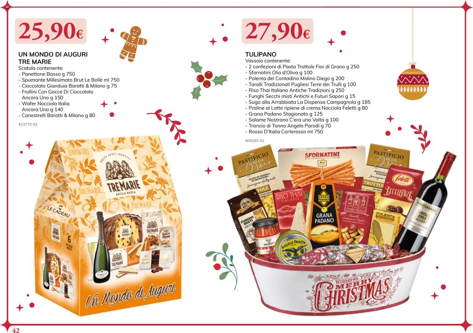 Volantino Basko del 24.11.2025 | Pagina: 42 | Prodotti: Cioccolato, Frollini, Sugo, Scatola