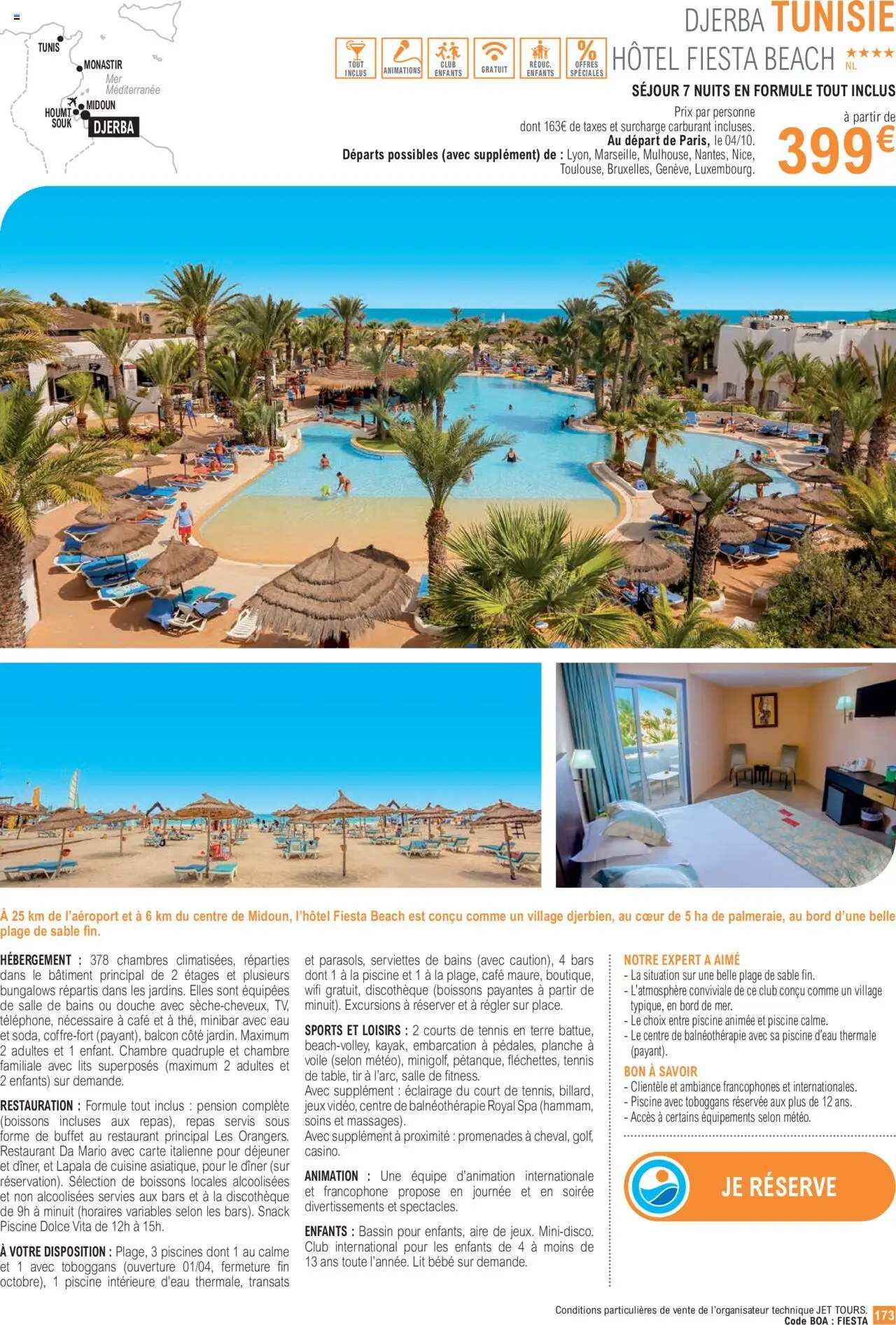  | Page: 173 | Produits: Lit, Buffet, Café, Jeux