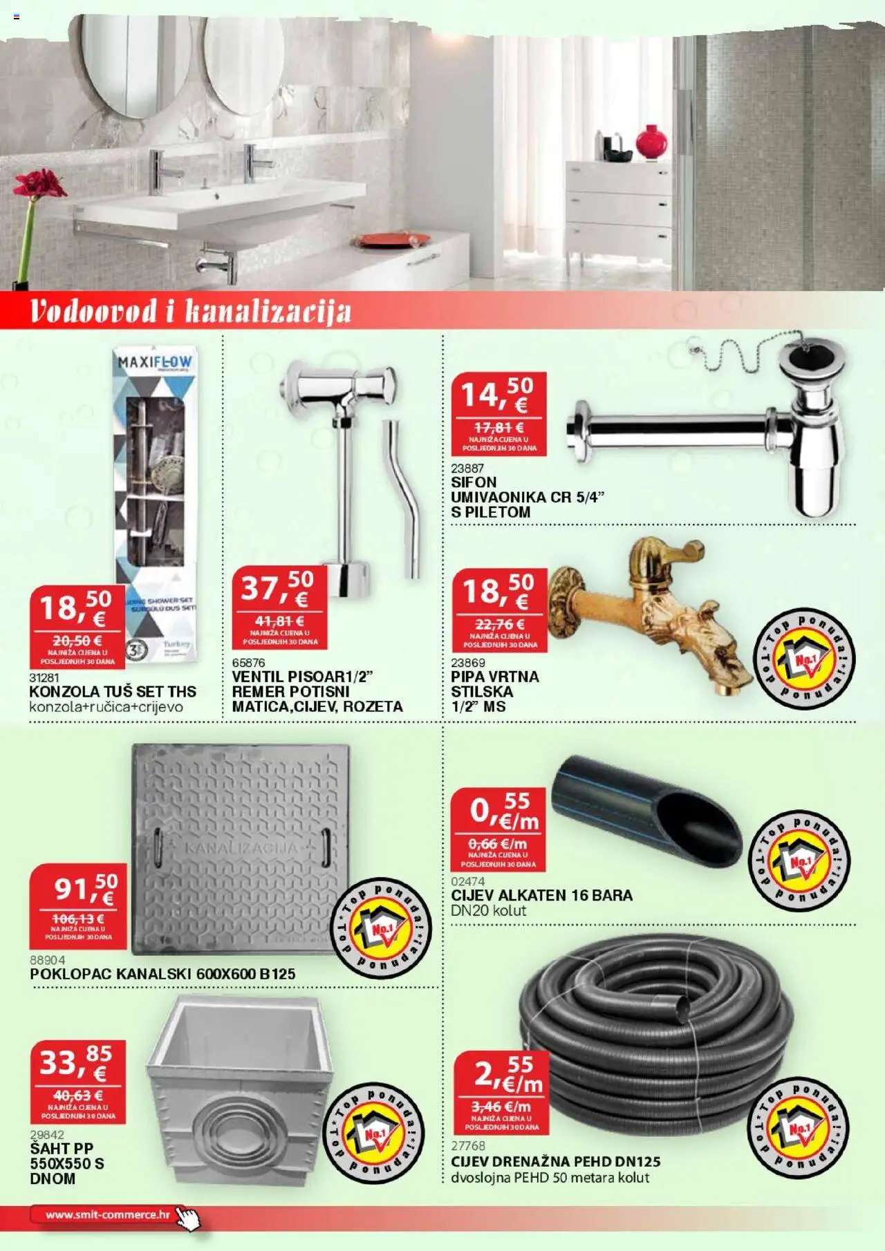 Smit Commerce katalog | vrijedi od 15.08.2025 | Stranica: 2 | Proizvodi: Tuš, Tuš set, Ventil