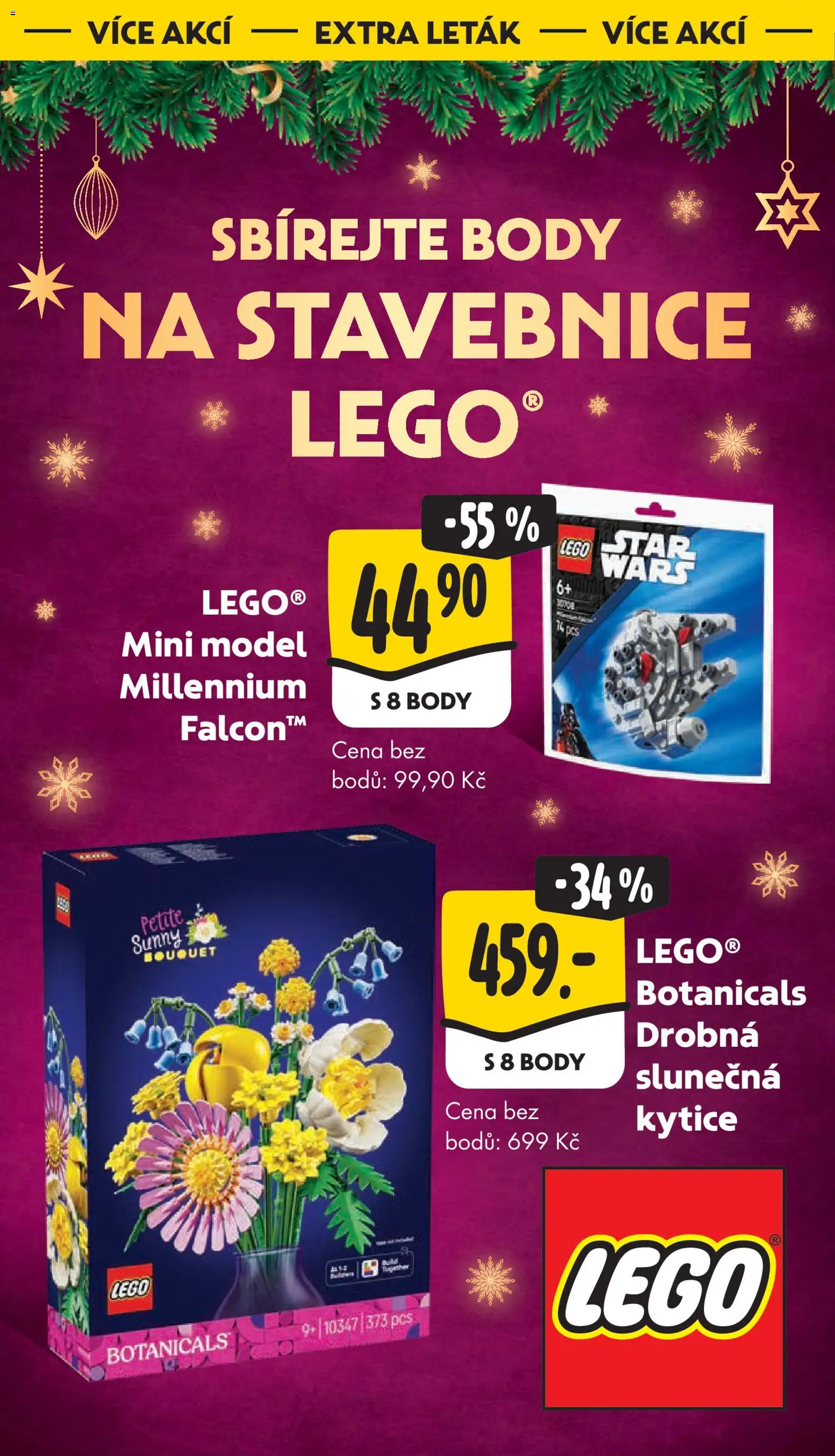 Albert leták - Supermarket od 19.11.2025 | Strana: 45 | Produkty: LEGO, Stavebnice, Kytice, Body