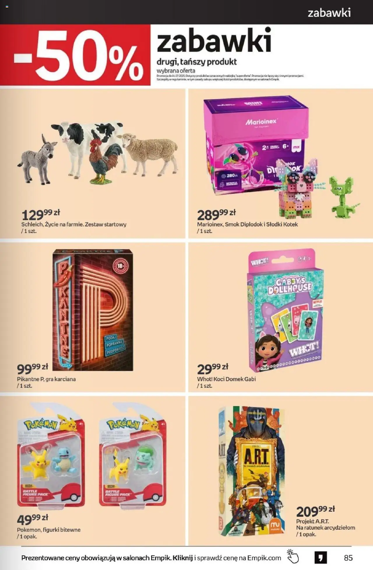 Empik promocje od 18.06.2025 | Strona: 85 | Produkty: Gra, Figurki