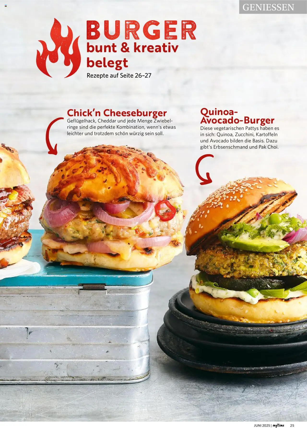 Combi - myTime Juni 2025 - gültig ab dem 01.06.2025 | Seite: 25 | Produkte: Burger, Avocado, Kartoffeln