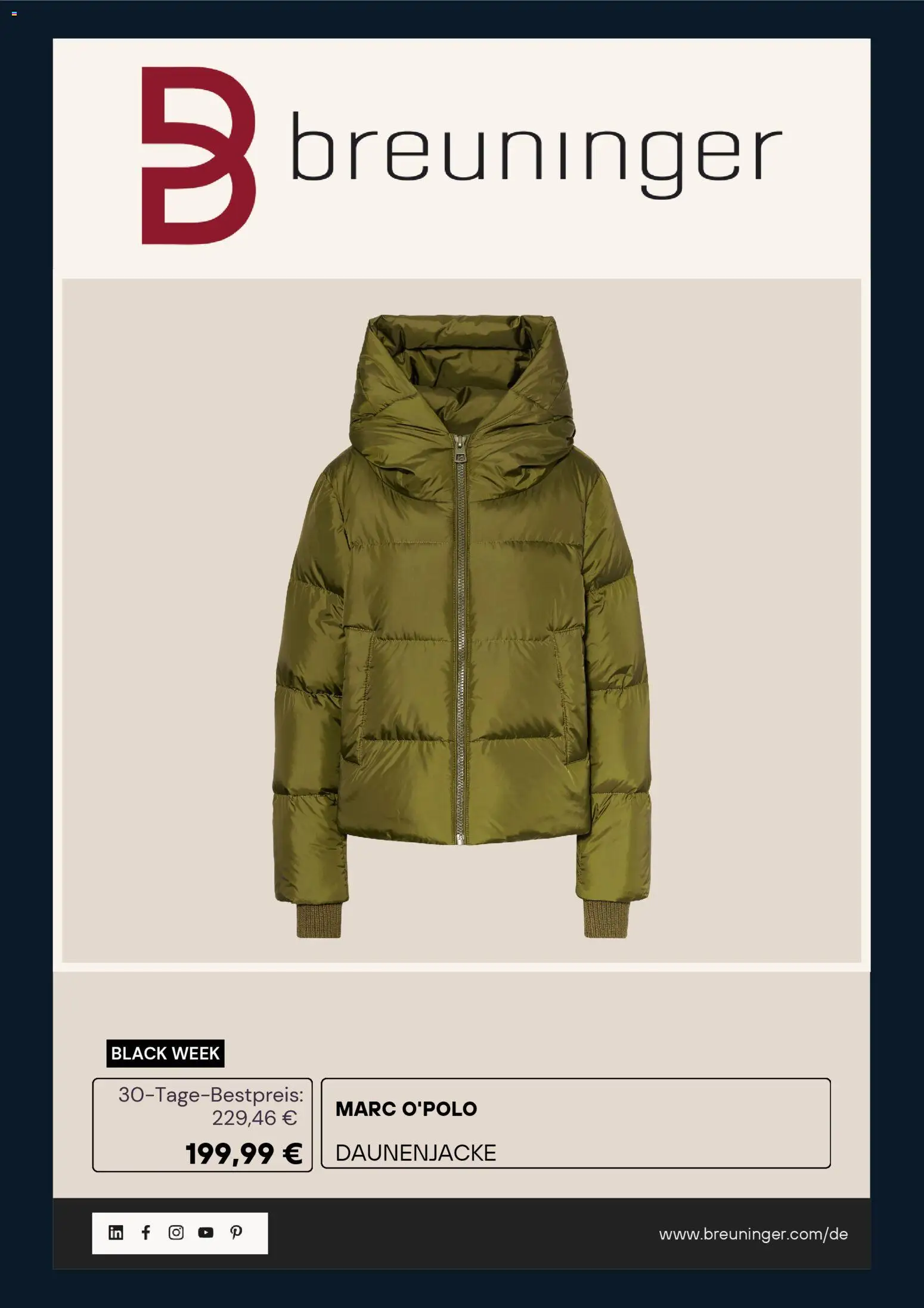 Breuninger - Black Friday – gültig ab 24.11.2025 | Seite: 6 | Produkte: Daunenjacke