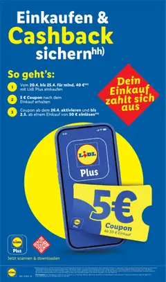 Lidl Prospekt ab 20.04.2026 gültig | Seite: 4 | Produkte: Himbeeren, Obst, Petersilie, Dill