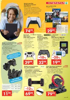 Katalog igračke Interspar - Pregled kataloga iz trgovine Interspar, vrijedi od 22.10.2025 | Stranica: 47 | Proizvodi: Baterije, Playstation, Xbox, USB