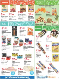 Pogląd oferty "E.Leclerc Gazetka - Warszawa Bielany" - ważna od 28.10.2025 | Strona: 5 | Produkty: Ciasto francuskie, Łosoś, Sushi, Przyprawy