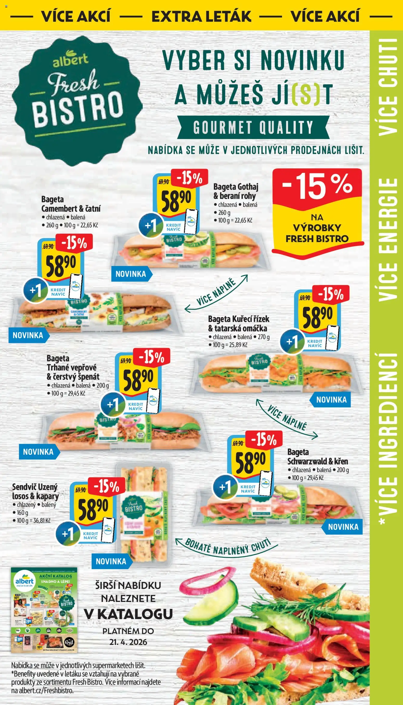 Albert leták - Supermarket od 15.04.2026 | Strana: 37 | Produkty: Gourmet, Křen, Špenát, Gril