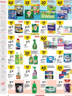 Pré-visualização DETERGENTE MANUAL LOIÇA CONCENTRADO CONTINENTE MAÇA, Detergente manual loiça concentrado Continente Maça. EMB.: 1 L válido de 17.03.2026 | Página: 46