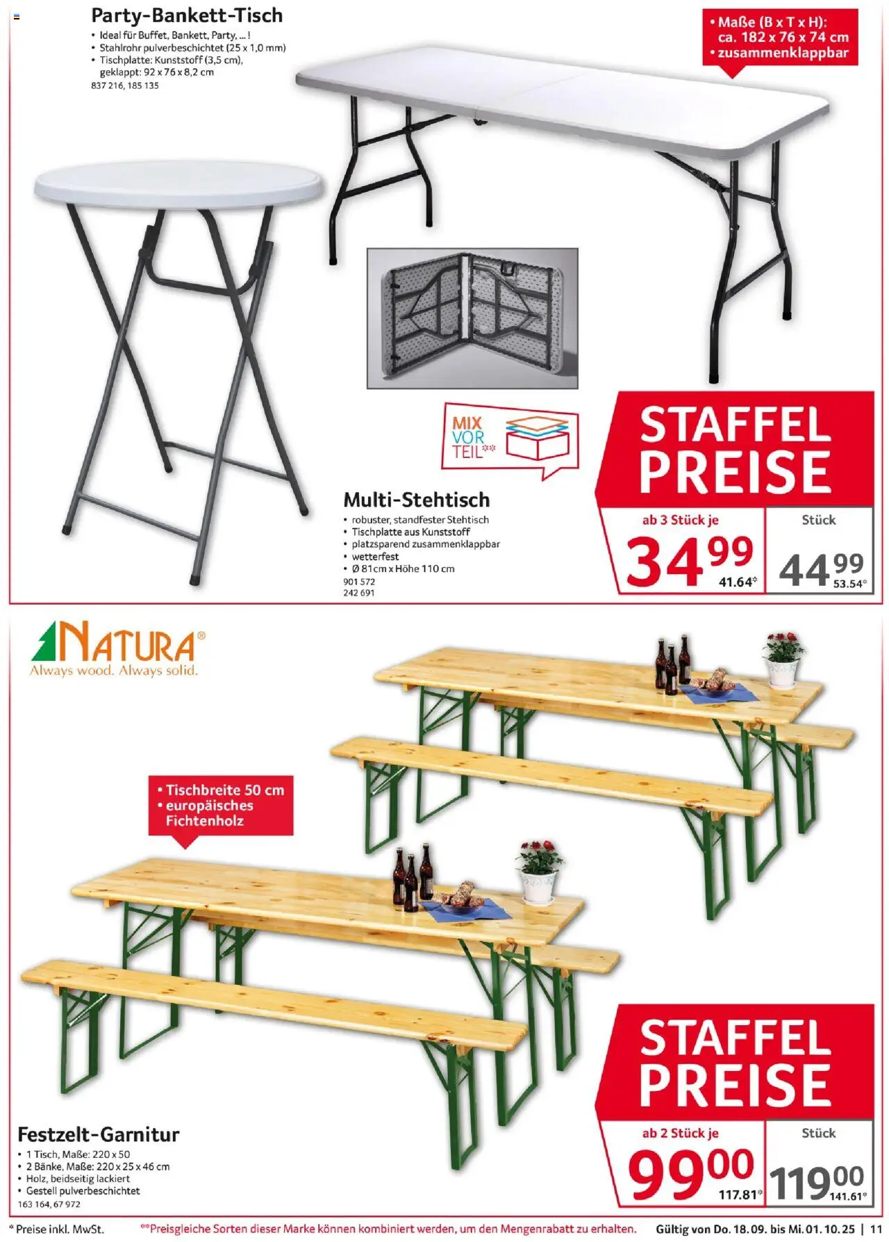 Selgros Staffelpreise – gültig ab 18.09.2025 | Seite: 11