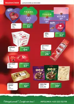 Náhled letáku Tamda Foods leták od 04.02.2026 | Strana: 2 | Produkty: Mon Chéri, Milka, Dezerty, Blok