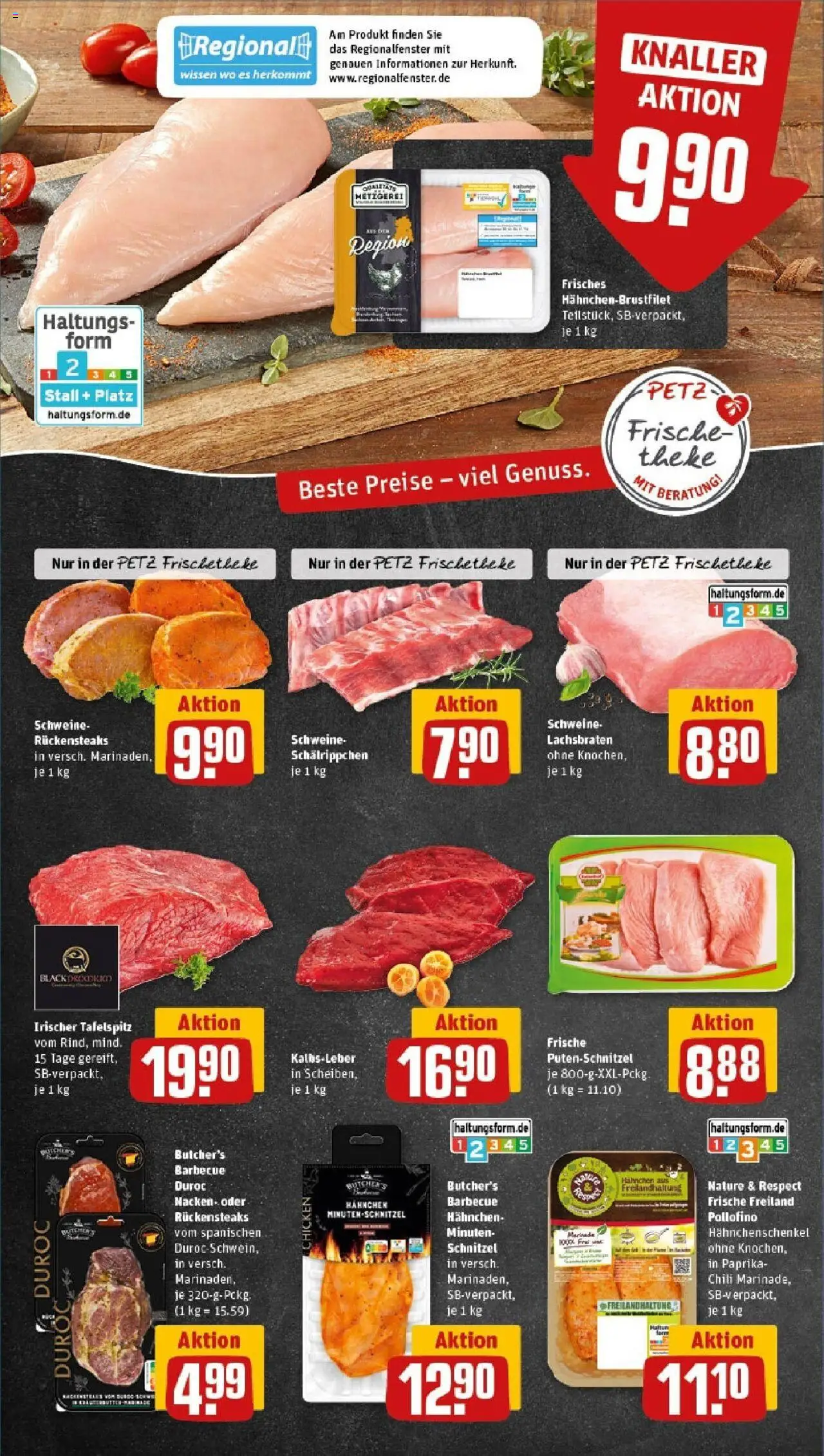 Rewe prospekt Pulsnitz	 - gültig ab dem 15.06.2025 | Seite: 8 | Produkte: Tafelspitz, Theke, Kalbsleber, Putenschnitzel
