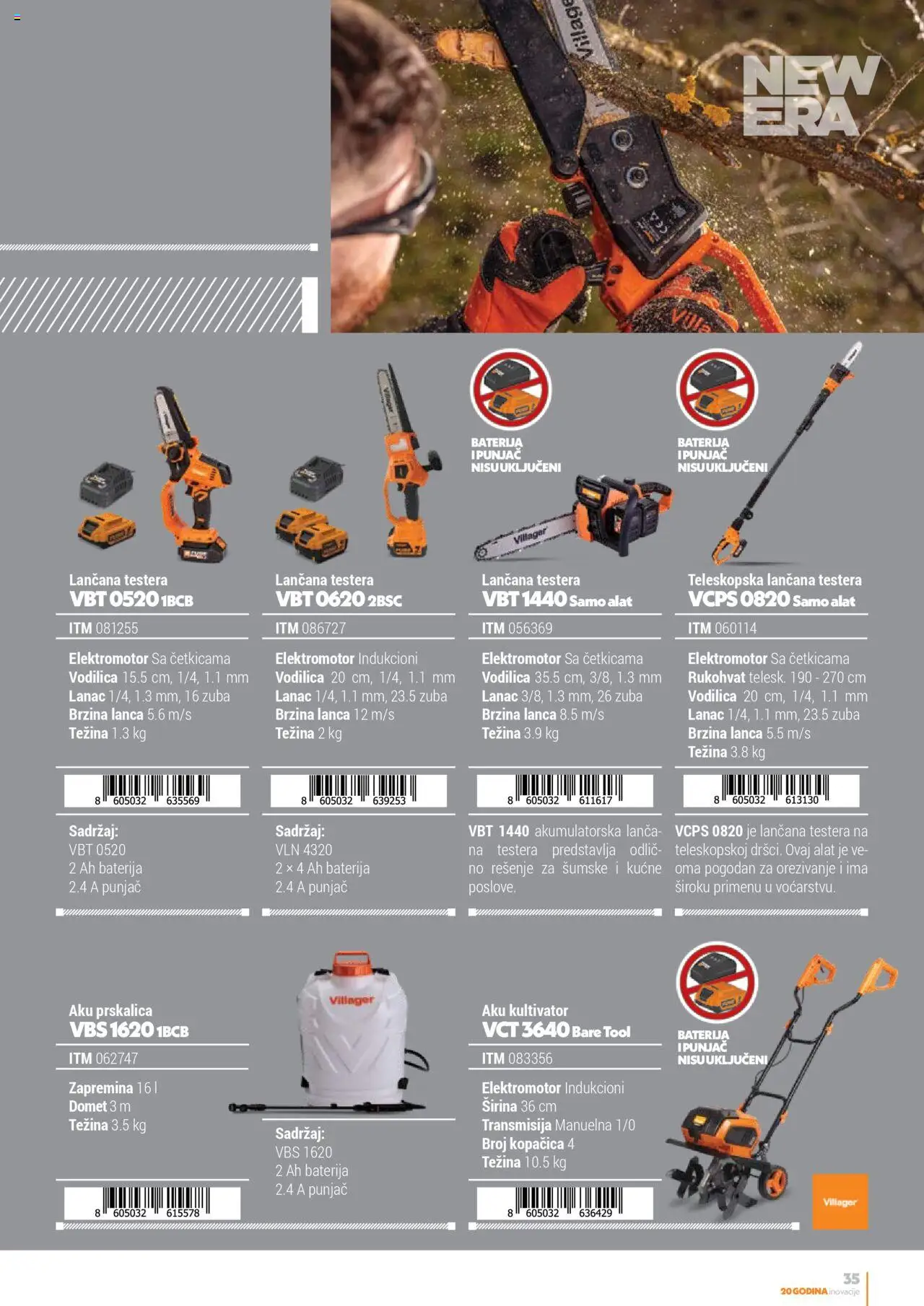 Villager katalog - važi od 13.02.2025 | Strana: 35 | Proizvode: Baterija