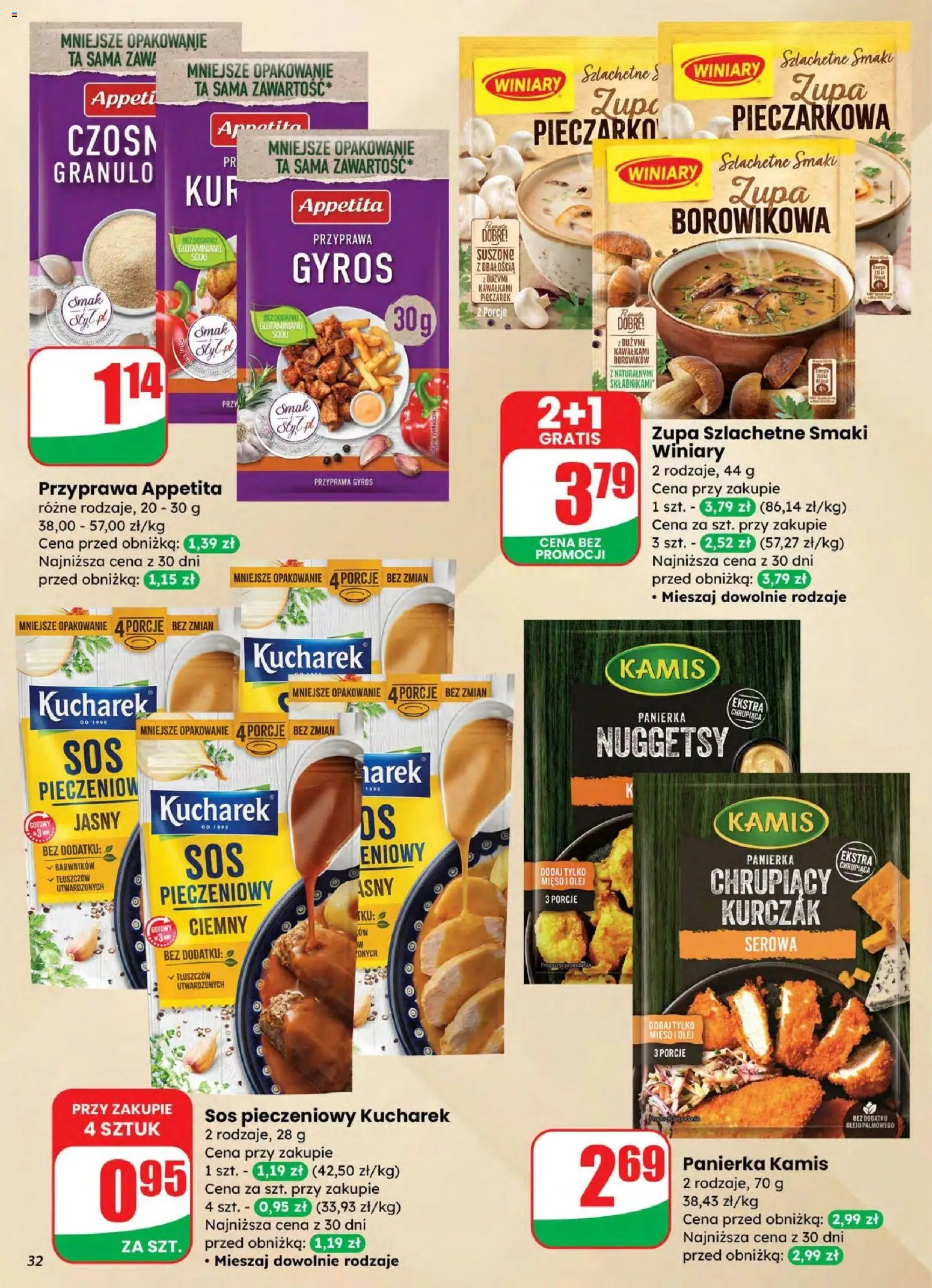 Dino gazetka od 04.03.2026 | Strona: 32 | Produkty: Kurczak, Mięso, Zupa, Olej