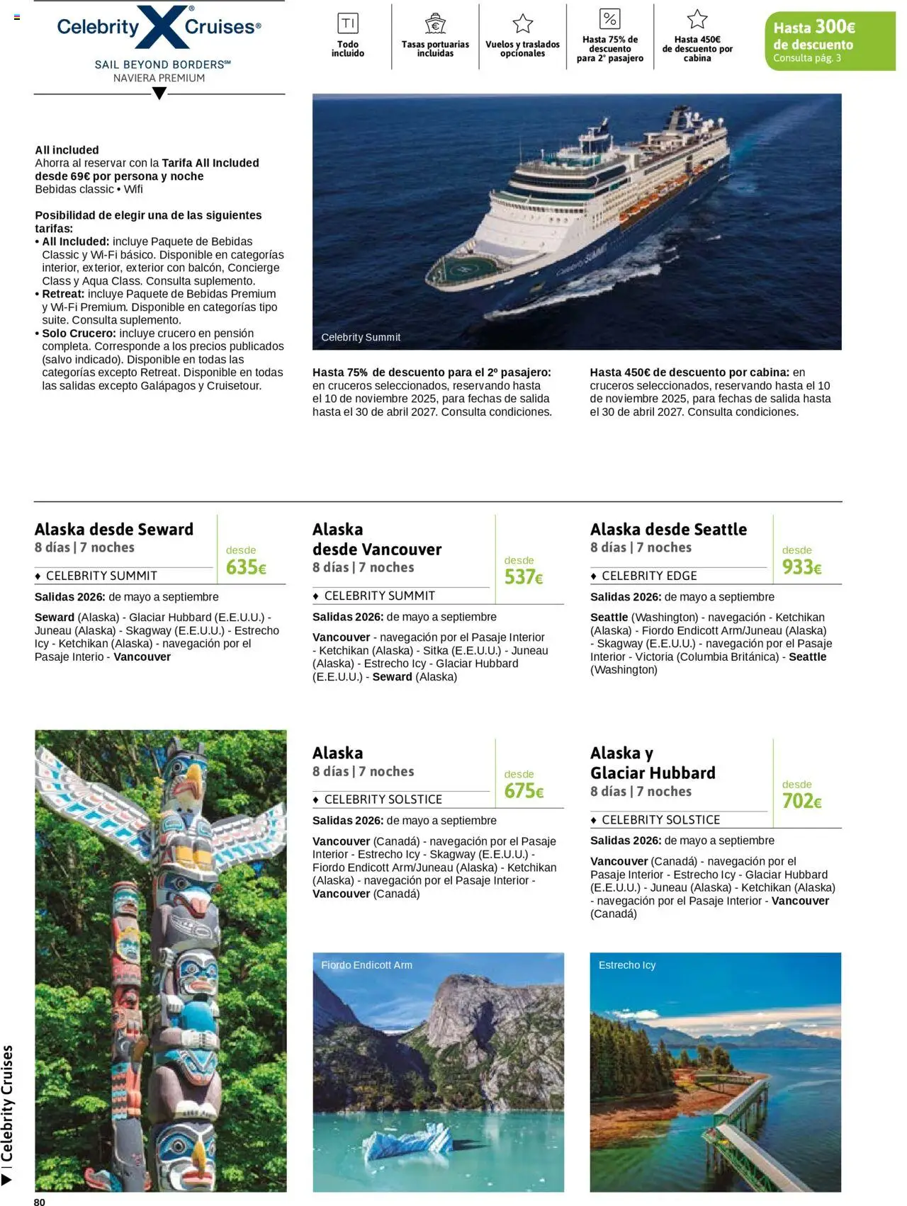 Viajes El Corte Inglés - Crucero Fantástico │ válido desde el 16.09.2025 | Página: 80 | Productos: Navegación