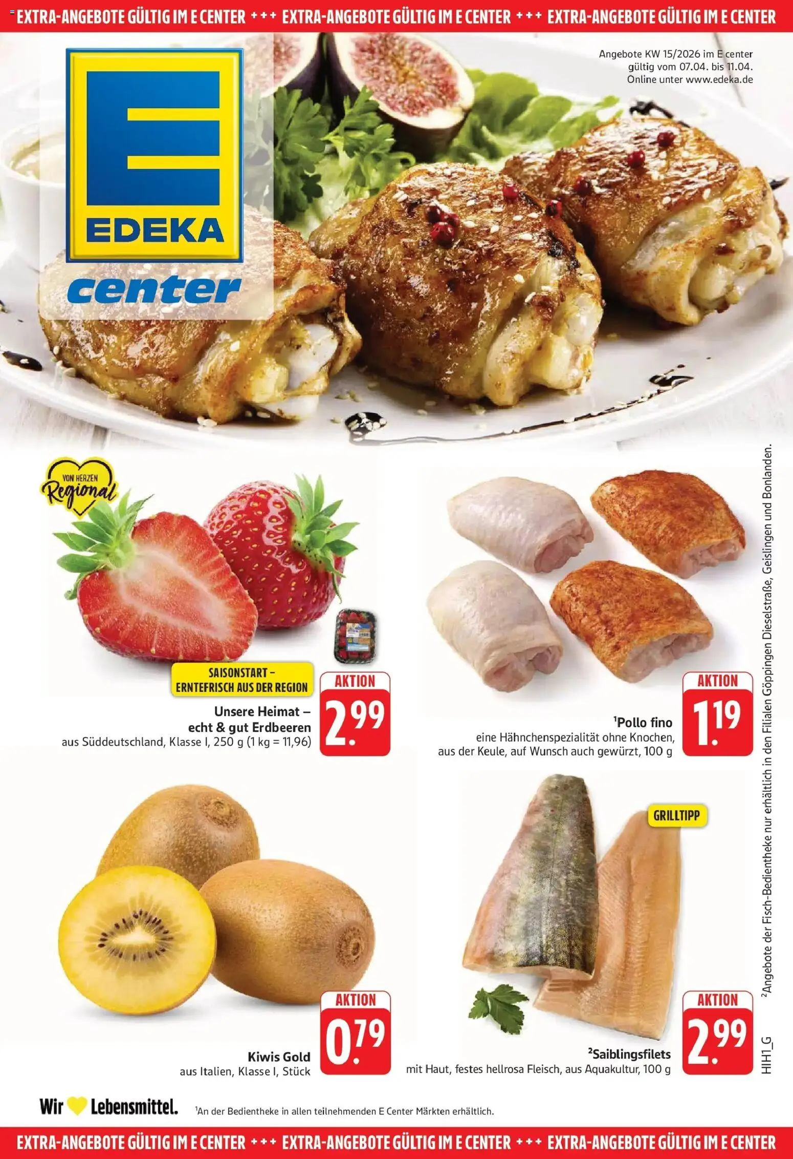 E center Prospekt Göppingen	 – gültig ab 05.04.2026 | Seite: 21 | Produkte: Erdbeeren