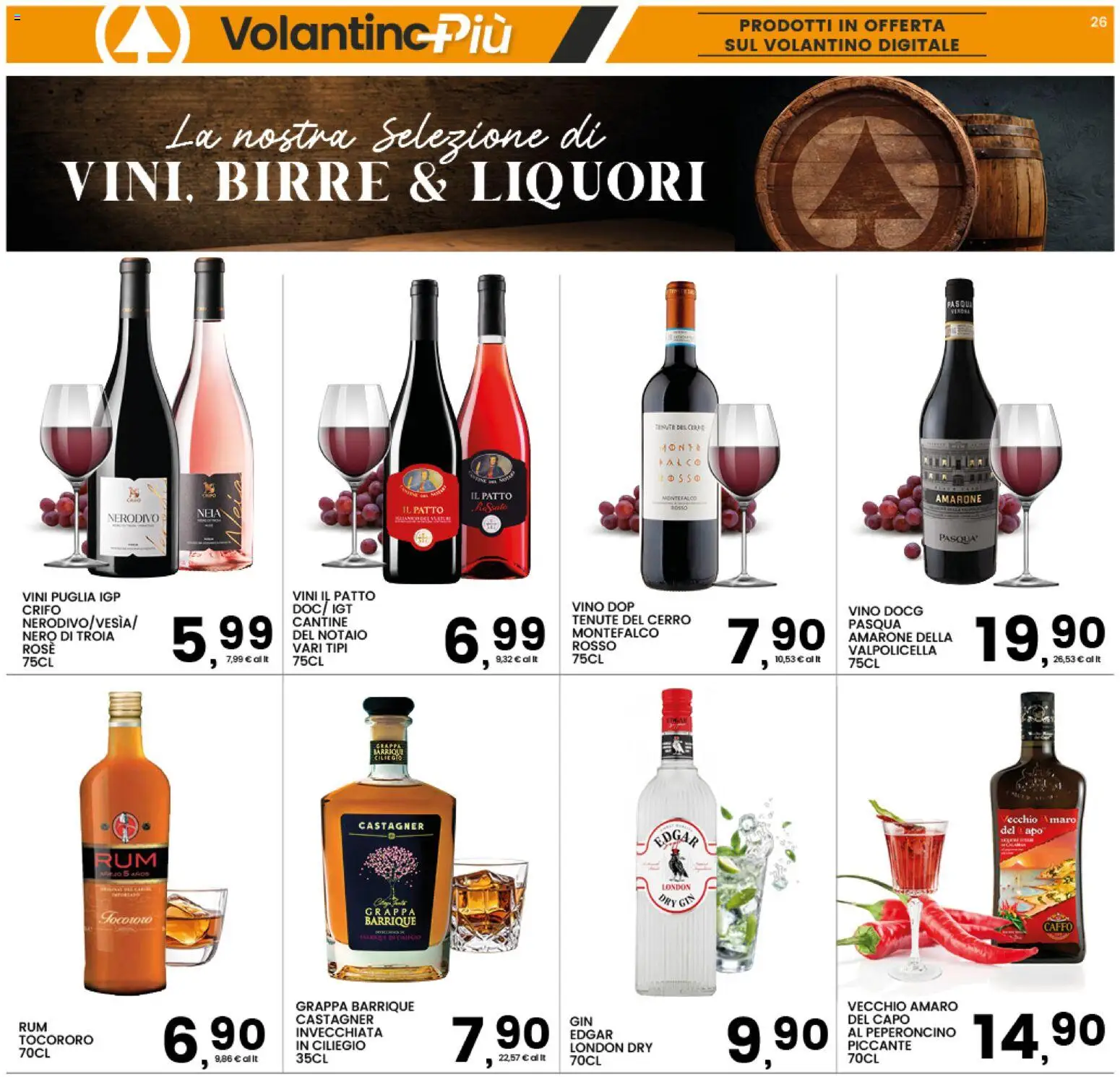 Volantino Interspar del 20.01.2026 | Pagina: 27 | Prodotti: Gin, Vino, Peperoncino, Grappa