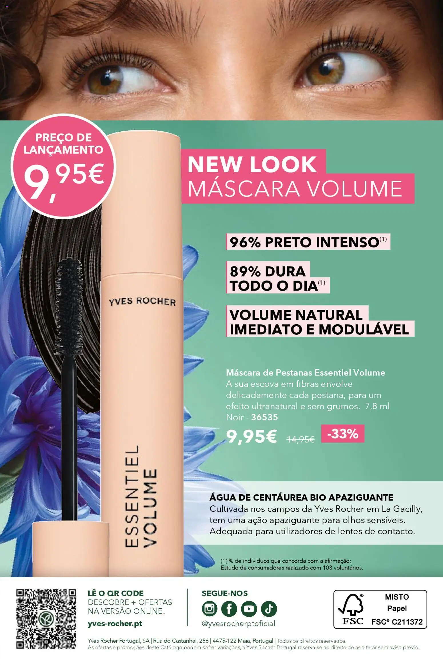 Yves Rocher catálogo 6 │ válido de 17.04.2026 | Página: 76 | Produtos: Agua, Máscara de pestanas