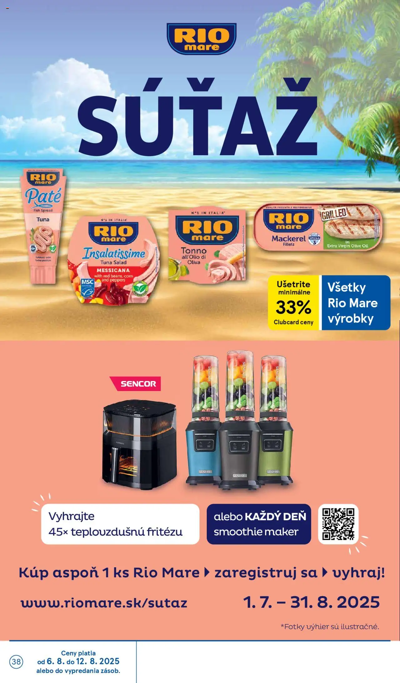 Tesco Hypermarket - leták │ platný od 06.08.2025 | Strana: 38 | Produkty: Rio Mare