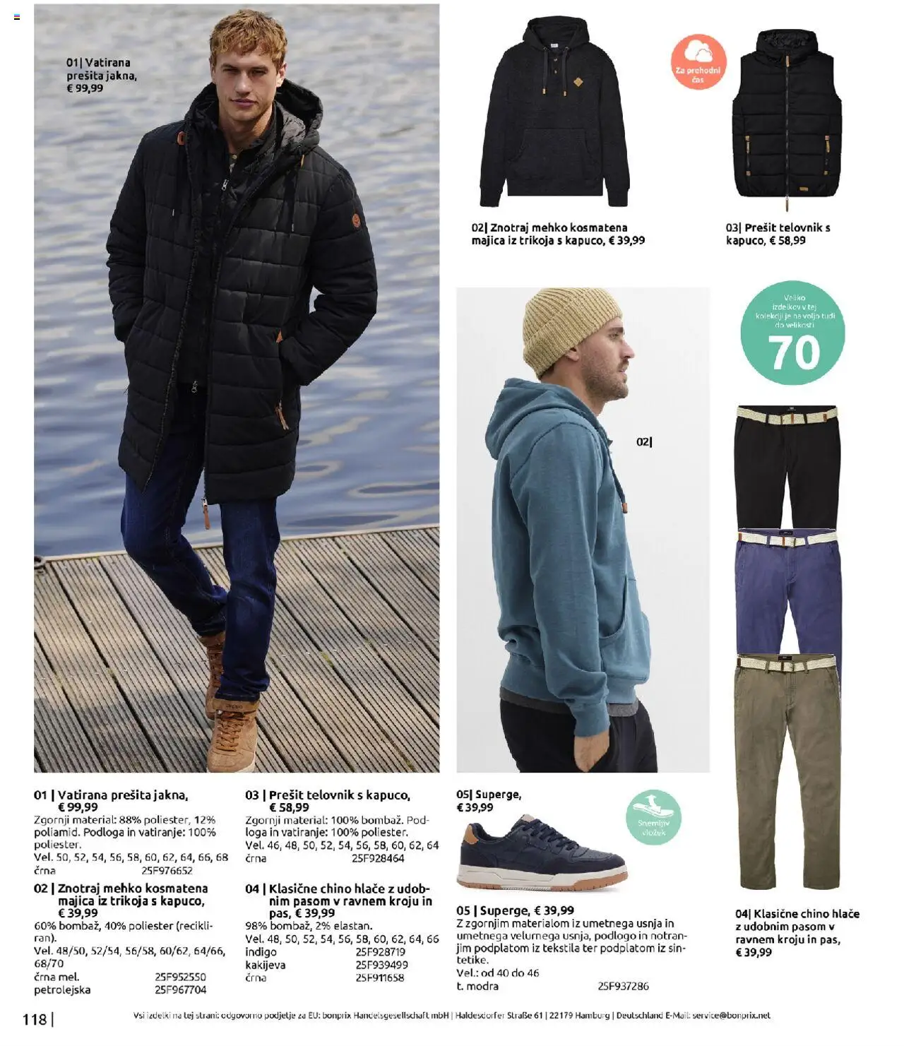 Bonprix katalog │ velja od 01.09.2025 | Stran: 118 | Izdelki: Podloga, Majica, Hlace