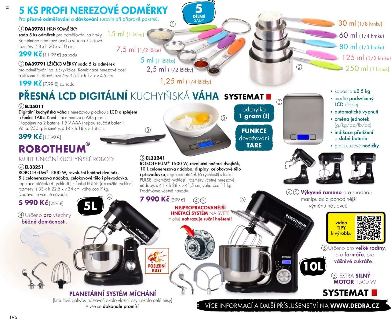 Dedra Katalog 8 2025 │ platný od 25.07.2025 | Strana: 96 | Produkty: Video, Váha
