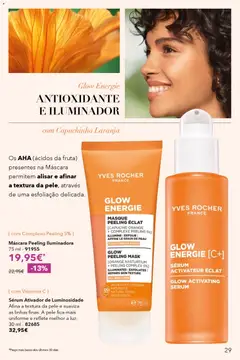 Pré-visualização Yves Rocher catálogo 5 válido de 31.03.2026 | Página: 29 | Produtos: Iluminador, Sérum, Vitamina c