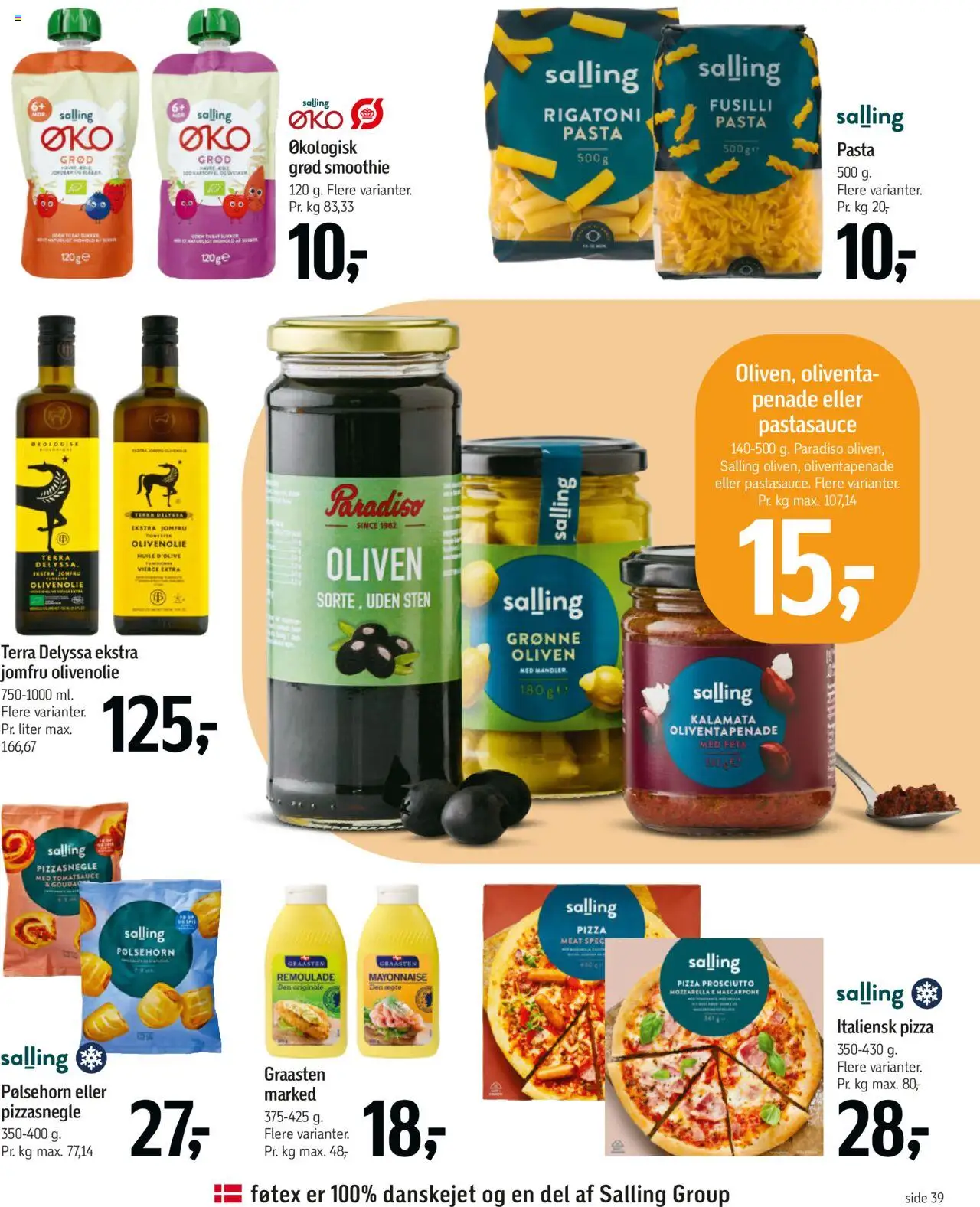 Føtex Tilbudsavis gyldig fra 01.08.2025 | Side: 57 | Produkter: Pizza, Jordbær, Pasta, Pastasauce