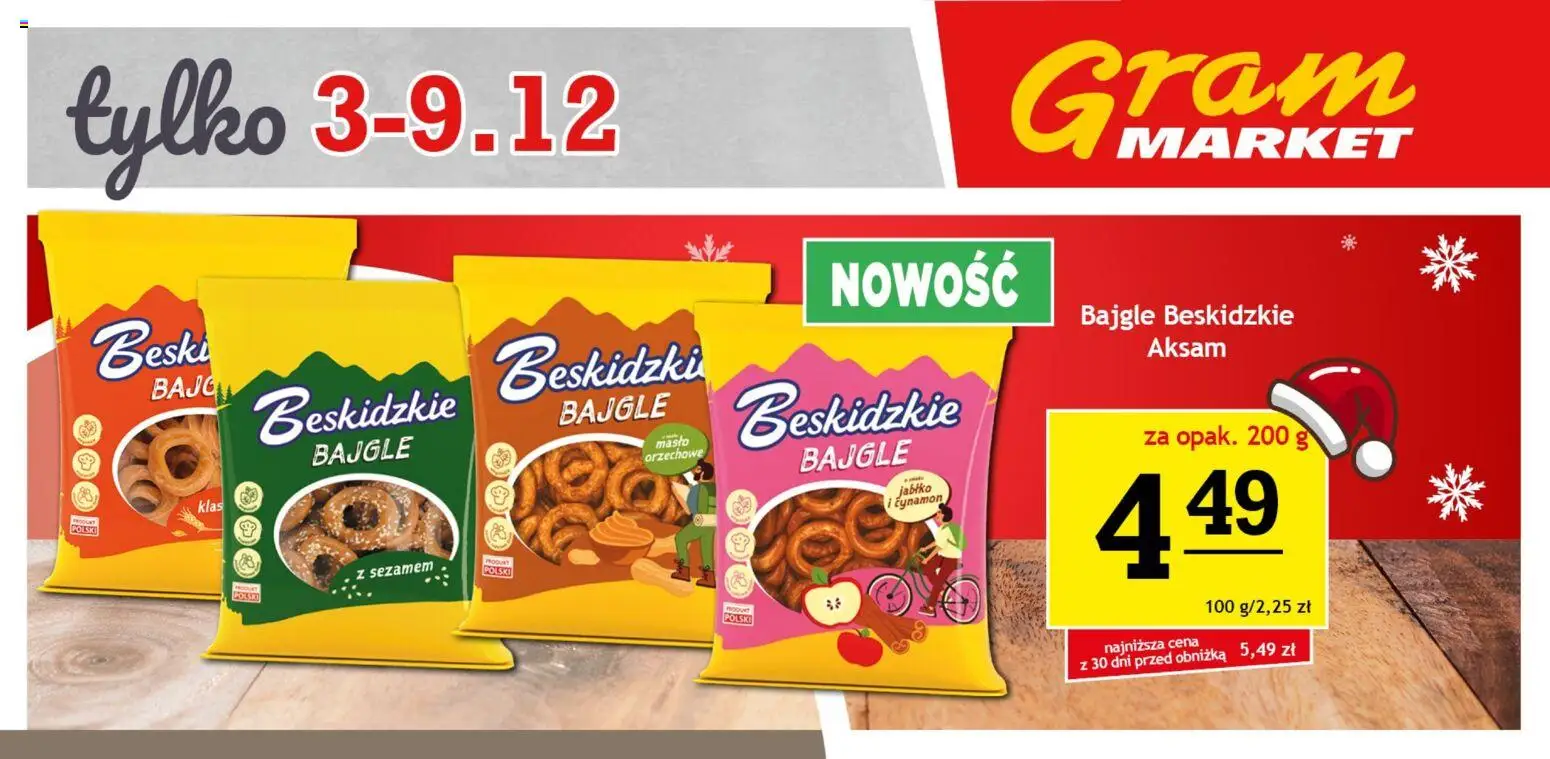 Gram Market Gazetka - Niesłychanie Niskie Ceny od 03.12.2025 | Strona: 10 | Produkty: Cynamon, Masło orzechowe, Masło