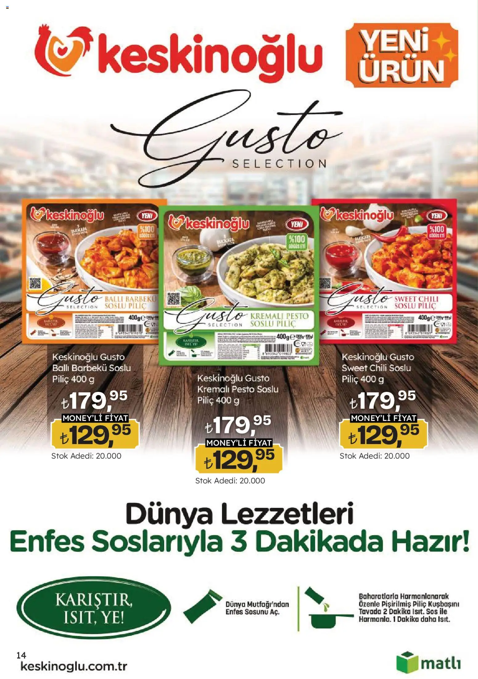 Migros Katalog - Migroskop - 08.01.2026 tarihinden itibaren geçerlidir | Sayfa: 14 | Ürünler: Sos, Piliç