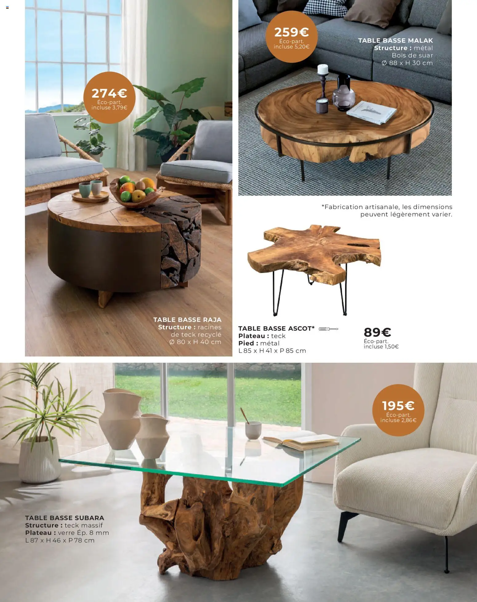 {H1} | Page: 56 | Produits: Plateau, Table basse, Table