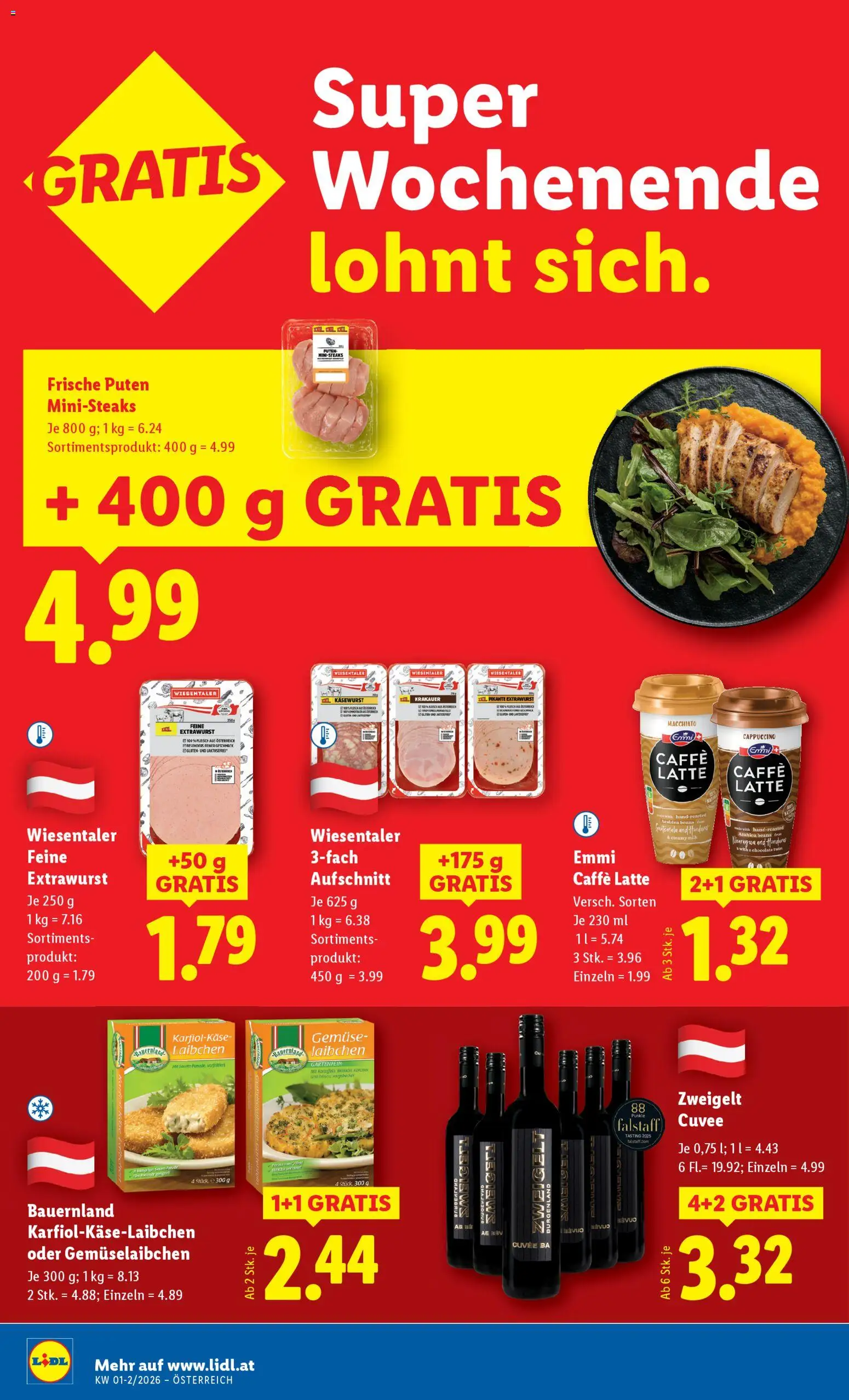 Lidl Oberpullendorf, Güssing, Oberwart gültig ab 02.01.2026 | Seite: 8 | Produkte: Gemüse