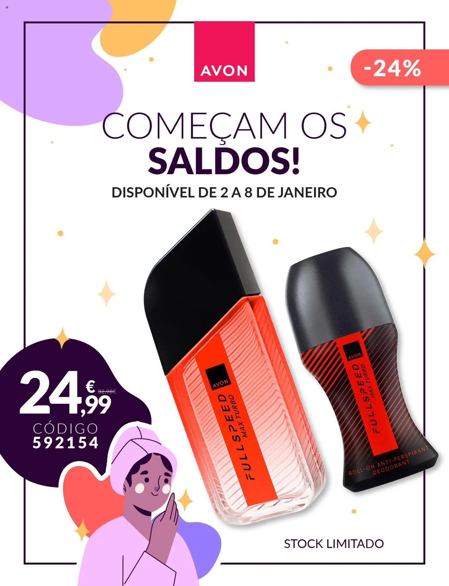 Avon - Saldos │ válido de 02.01.2026 | Página: 8 | Produtos: Perfume, Desodorizante