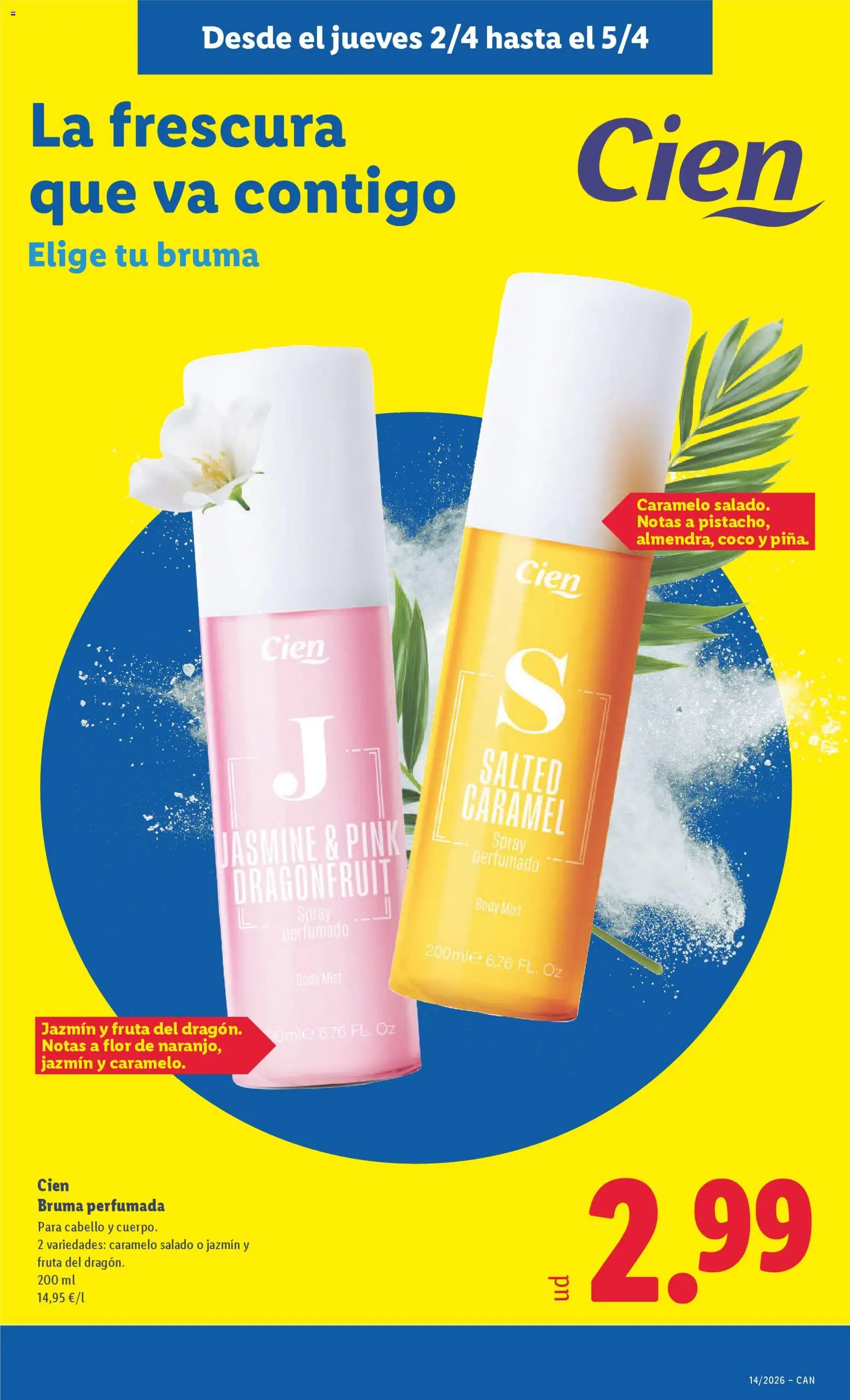 Lidl folleto │ válido desde el 30.03.2026 | Página: 37 | Productos: Τυρόπιτα, Spray perfumado, Bruma perfumada, Body