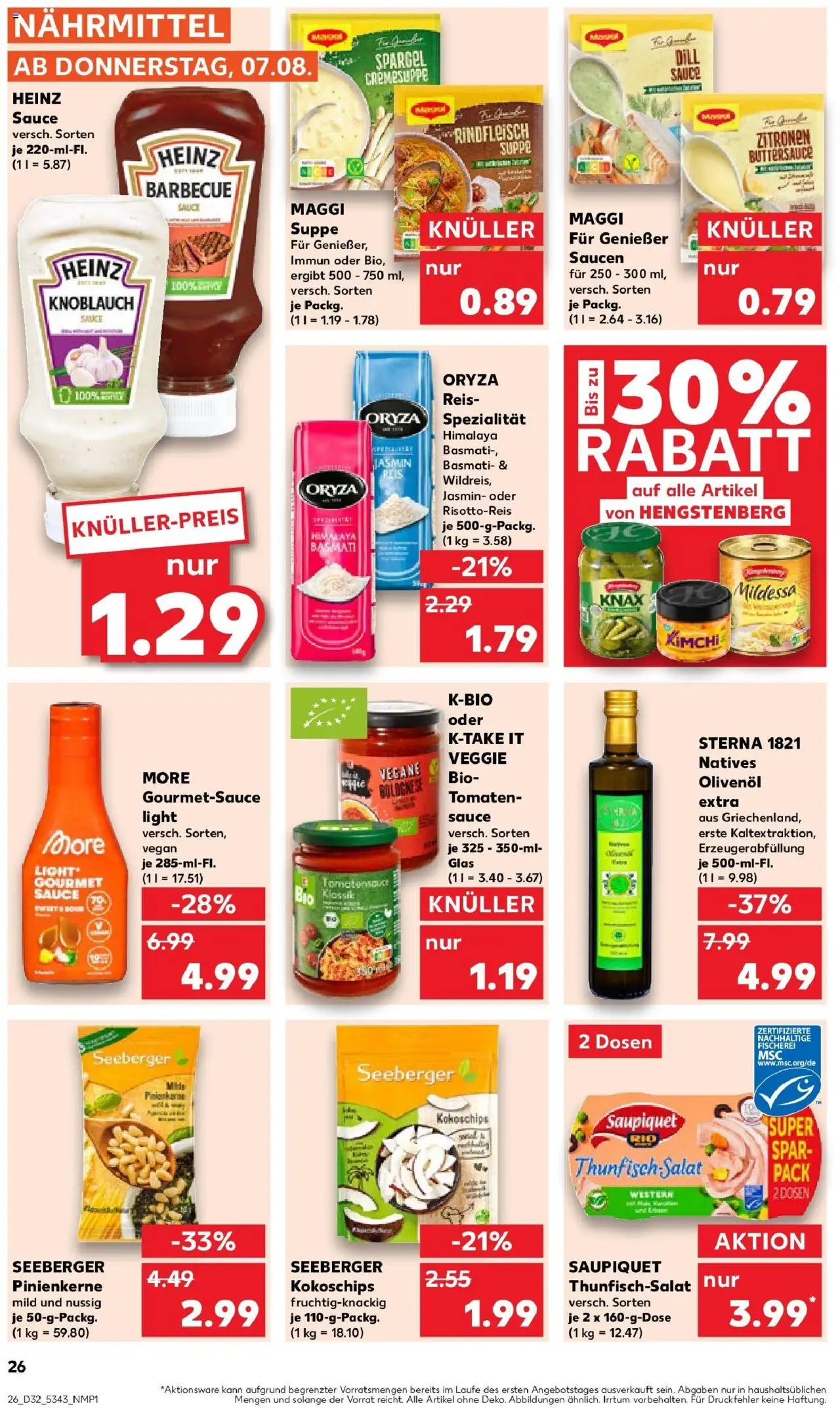 Kaufland prospekt Leonberg	 - gültig ab dem 10.08.2025 | Seite: 39 | Produkte: Maggi, Tomaten, Rindfleisch, Chips