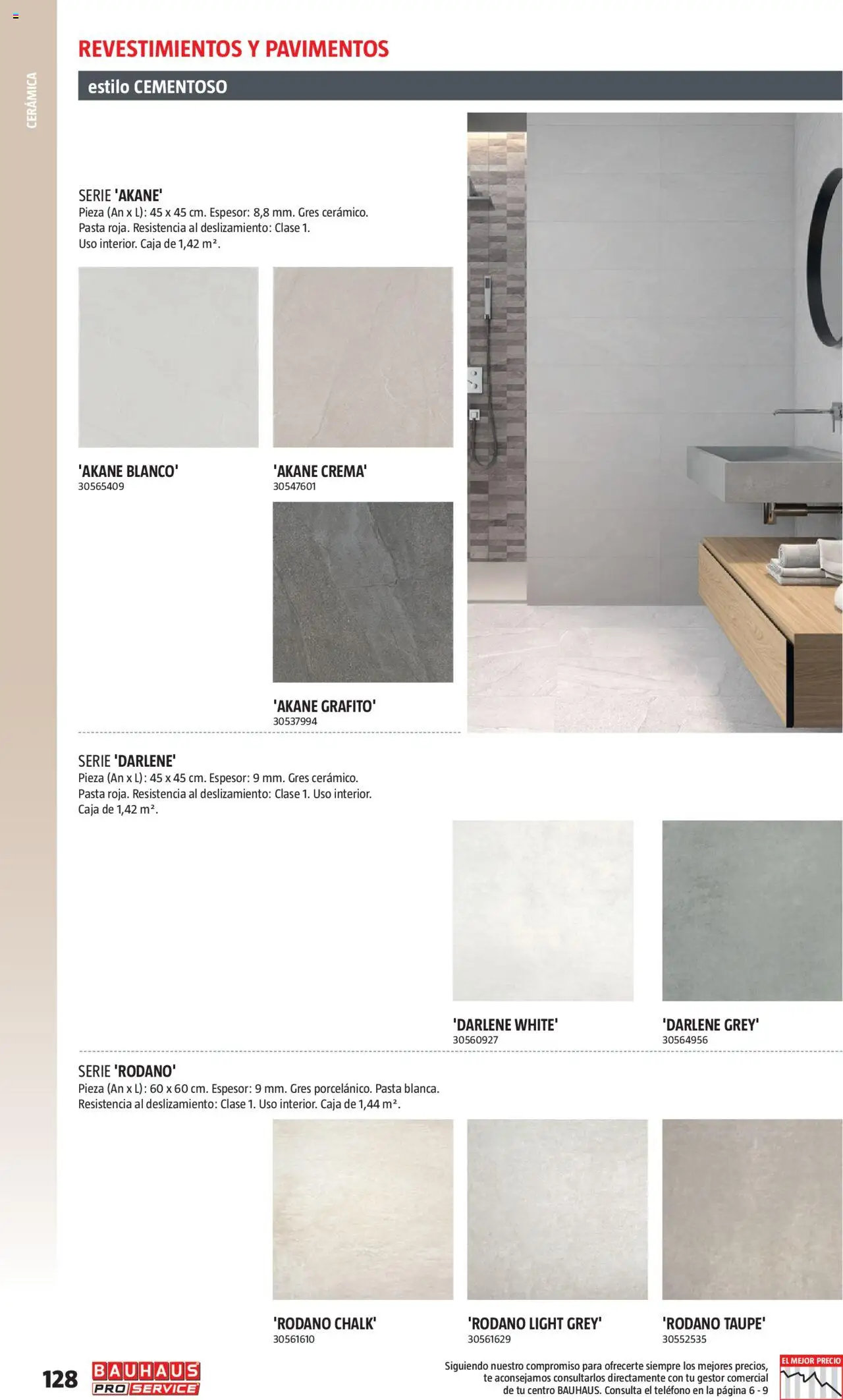 Bauhaus - ProService  │ válido desde el 24.02.2025 | Página: 128 | Productos: Pasta, Té, Teléfono, Caja